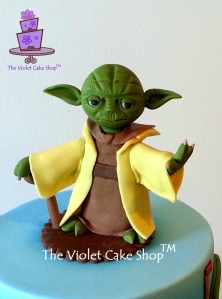 Ian's 40th B-Day Star Wars Poker XBox Cake - Yoda - twmpm