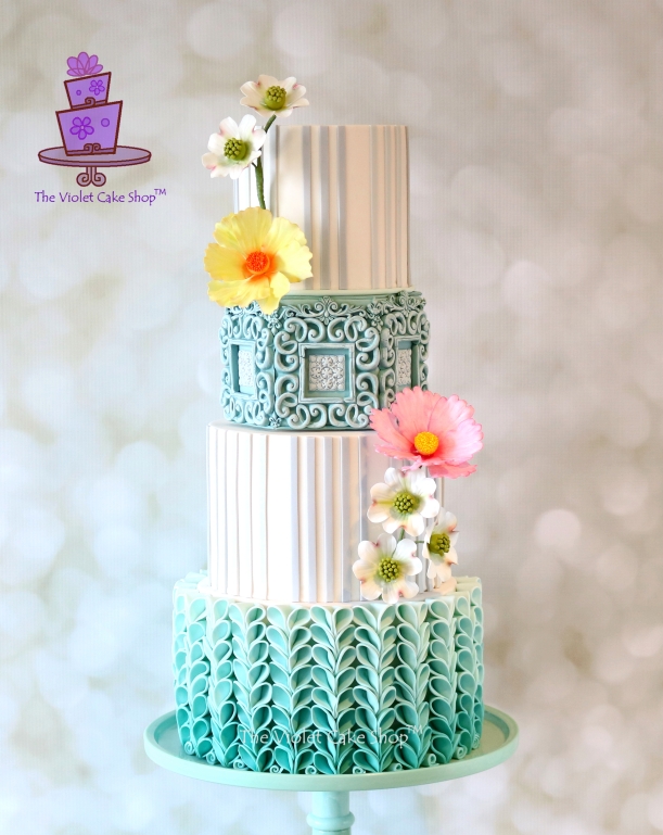 The Violet Cake Shop - CM Blue Ombre - Full Cropped - IMG_5428 - ii - watermarked